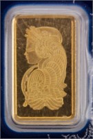 Coin 2.5 Gram .9999 Fine Gold Bar Certified