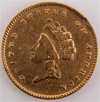 Coin 1854 Type II $1 U.S. Gold Dollar