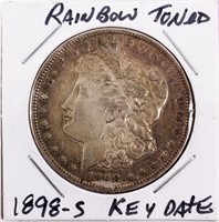 Coin 1898-S  Morgan Silver Dollar Extra Fine Key!