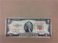 $2 RED LABEL SILVER CERTIFICATE