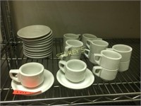 12 Sets of Espresso Cups w/ Saucers