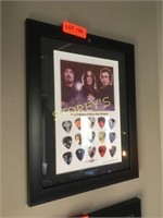 Black Sabbath Signed Gold Edition Pick Display