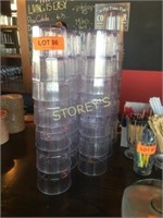 ~35 Plastic Water Glasses