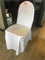 White Banquet Chair Covers x 25