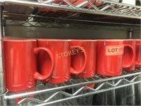 51 Matching Red Coffee Mugs