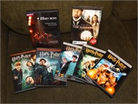 5 Harry Potter DVD's, The Illusionist DVD, and