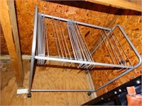 Moveable slack rack and hangers for 23 pairs of
