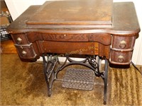 Vintage New Ideal Treadle Sewing Machine