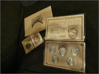 6 Father of Baseball Commemorative Coins