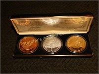 3 Babe Ruth Commemorative Coins,