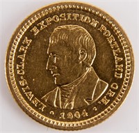 Coin 1904 Lewis & Clark $1 Gold Commemorative BU