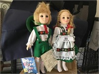 (2) Vintage Effanbee Hansel and Gretel