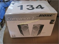SET OF BOSE SPEAKERS COMPANION 2 NEW IN BOX