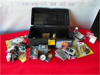 Tool box c/w elec supplies