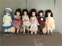 (6) Vintage Absolutely Abigail Dolls