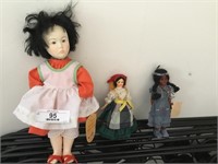 (3) Ethnic Dolls