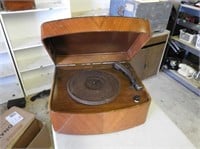 Antique Viking Wood Case Turntable