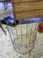 Wire Garbage Basket, 26" T x 18.5" D