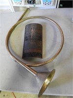 Brass Horn & Brass Name Plate