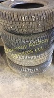 Michelin mud and snow tires 195/75/14