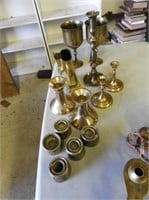 Brass Goblets, Candlesticks