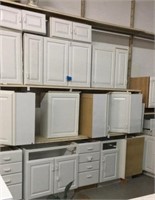 14-Piece Merillat White Kitchen Cabinets TAA