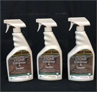 3 Bottles Of Stone Enhancer & Sealer P12B