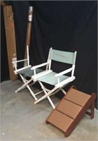 Bamboo Shade, Director Chairs & Stool 11C