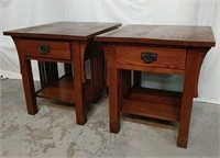 2 Matching Kincaid End Tables U10C