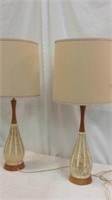 Vintage 1950's F.A.I.P Mid Century Lamps - R13A