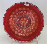 Coin Dot 7" bowl - red