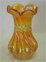 Thumbprint & Ovals vase - marigold