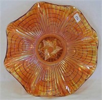 Star of David ruffled bowl - marigold