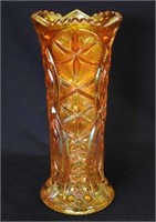 M'burg Ohio Star vase - marigold