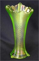 Drapery 8 1/2" vase - ice green