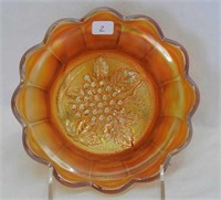 Heavy Grape Variant 7" round bowl - marigold