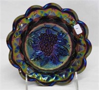 Heavy Grape 7" round bowl - purple