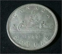 1966 Canada silver dollar