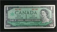 1967 Canada Centennial One Dollar Bill-  Beattie