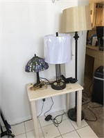 Lamps and Small Table