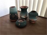 Native American Signed pottery