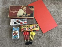 Vintage Games Checkers , Scrabble and More