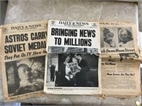 Daily News Vintage Newspapers 1969