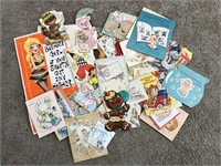 Vintage Used All Occasions Cards