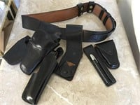 USA Police Belt with accessories