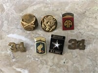 Military Pins some Vintage