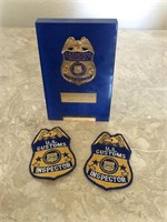US Customs Patches and Plaque