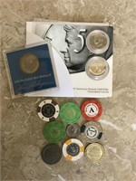 Kennedy Half Dollars and Vintage Chips