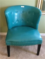 At home Turquoise MCM Style side chair