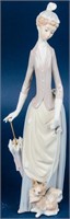 Retired Lladro Figurine “Woman with Dog” 4761